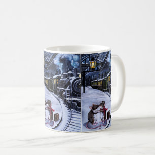 Mug Le baiser d'adieu Peinture d'Alfred Fox