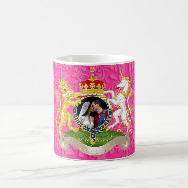 Mug Le baiser, Will+Kate mariage, DO-IT-YOURSELF coule (Centre)