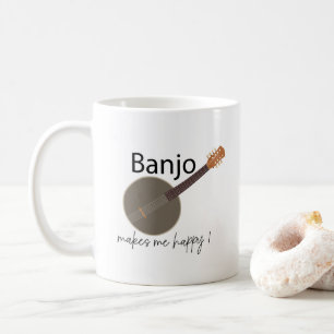 Mug Le Banjo Me Rend Heureux