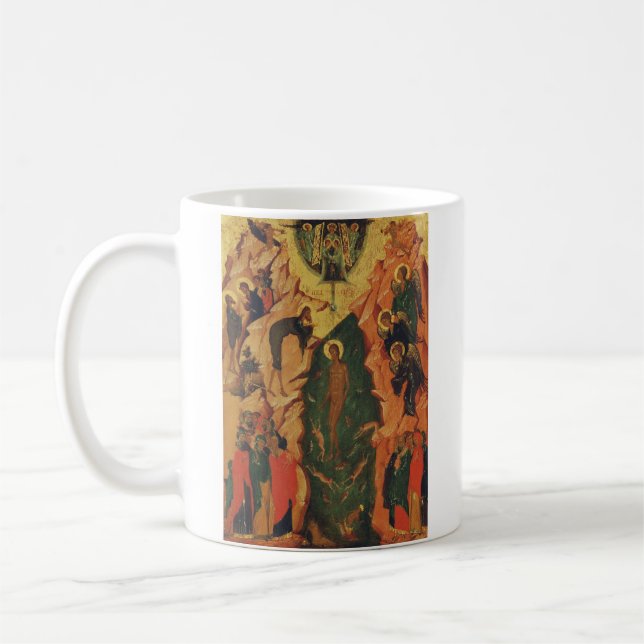 Mug Le baptême de Jésus-Christ icône byzantine (Gauche)