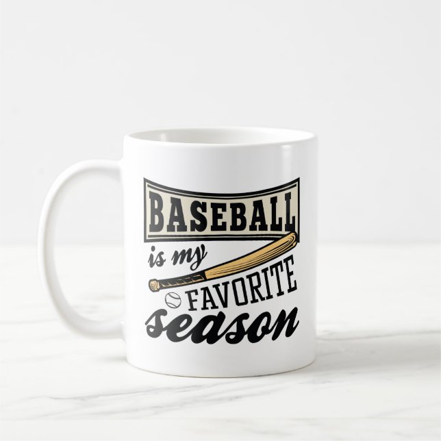 Mug Le Baseball Est Ma Saison Préférée (Gauche)