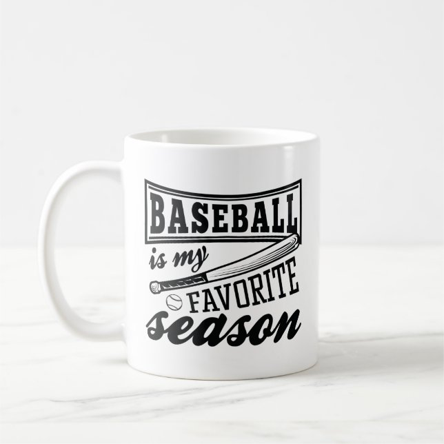 Mug Le Baseball Est Ma Saison Préférée (Gauche)