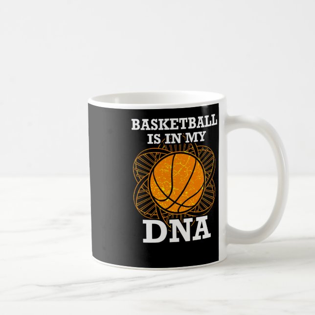 Mug Le Basket-Ball Est Dans Mon Adn (Droite)