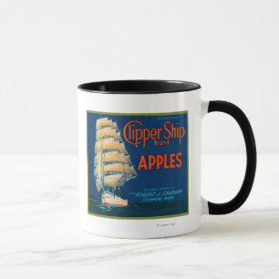 Mug Le bateau de tondeuse Apple marquent (vert) - le
