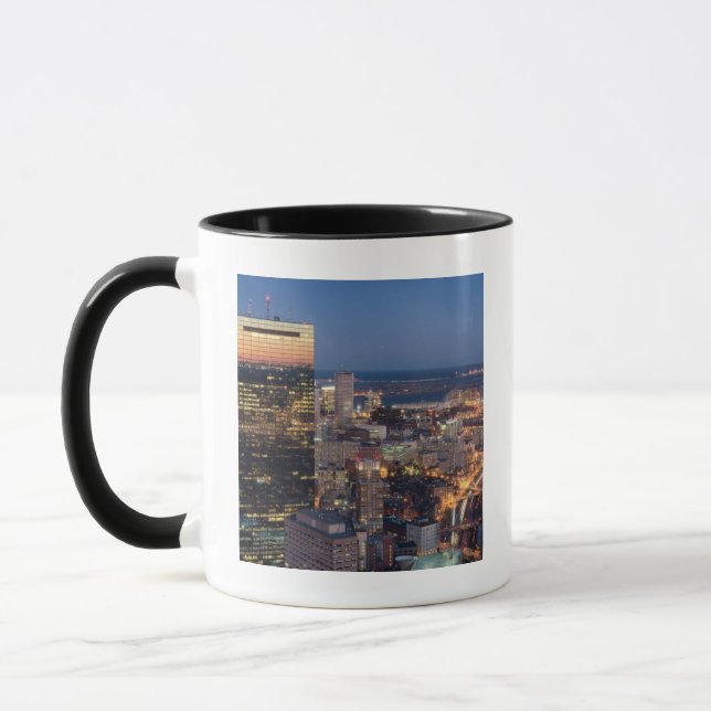 Mug Le bâtiment de Boston avec la lumière traîne sur (Gauche)