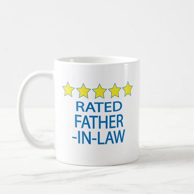 Mug Le beau-père cinq étoiles (Gauche)