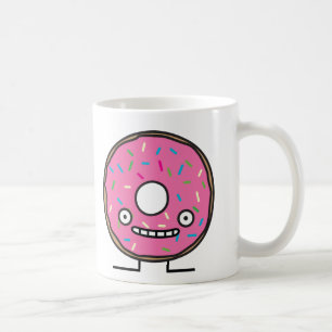 Mug Le beignet fou avec arrose le desser rose de
