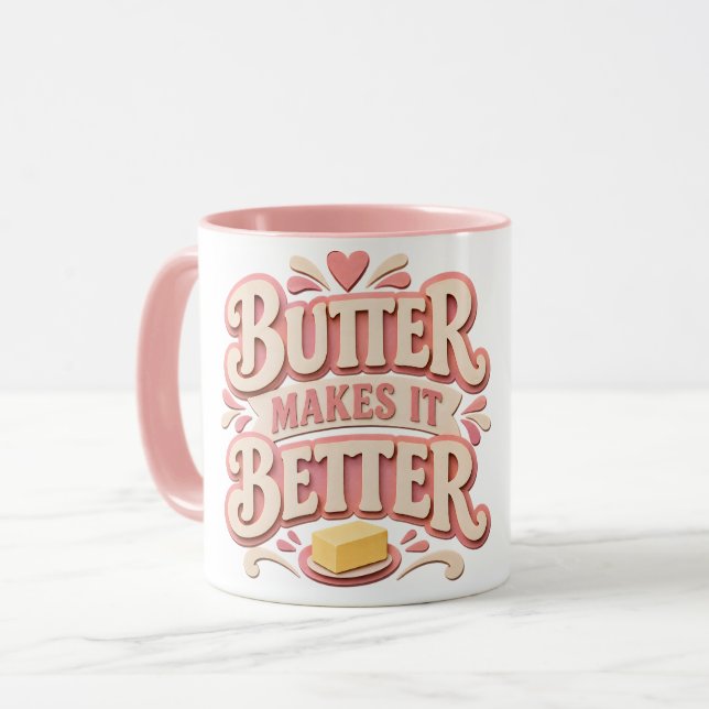 Mug Le Beurre Rend Ça Meilleur (Devant gauche)