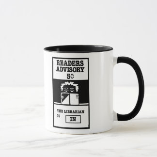 Mug Le bibliothécaire est DEDANS