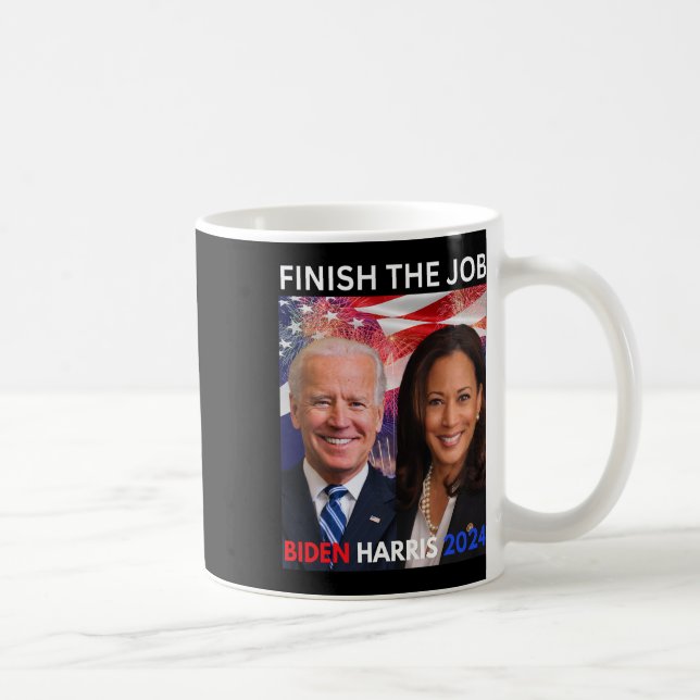 Mug Le biden de l'emploi Harris 2024 Démocrates-Tee Po (Droite)