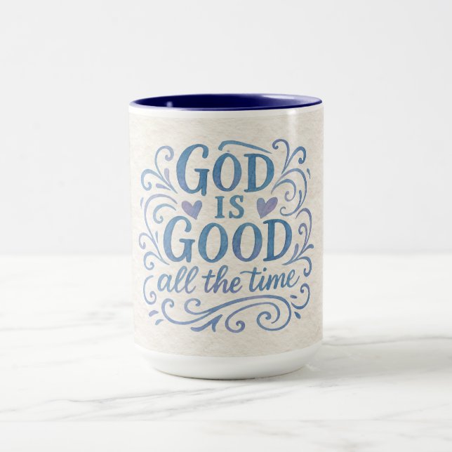 Mug Le bien Whimsical est une bonne typographie (Centre)