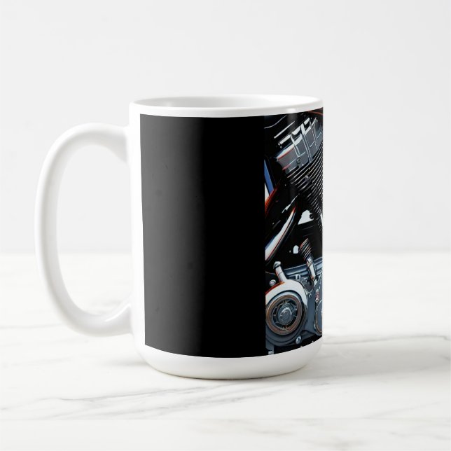 Mug Le Big Twin - Moteur de moto (Gauche)