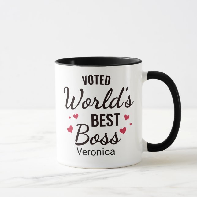 Mug Le Black Black Voted World personnalisé le meilleu (Droite)