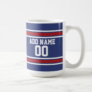 Mug Le bleu blanc rouge folâtre le nombre nommé fait