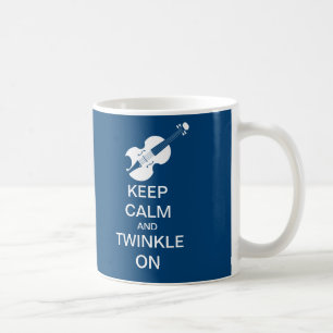 Mug Le bleu gardent le scintillement calme sur le
