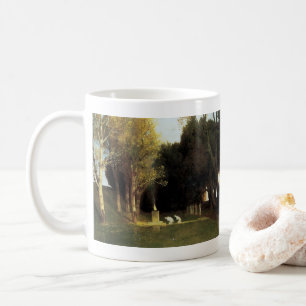 Mug Le bois sacré par Arnold Bocklin, Art Vintage