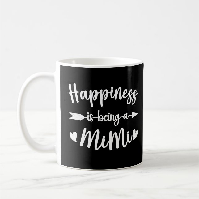 Mug Le Bonheur Est D'Être Une Mimi Grande-Mère Drôle (Gauche)