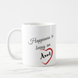 Mug Le bonheur est d'être une tante