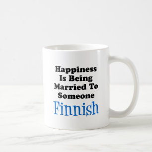 Mug Le Bonheur Est Marié À Quelqu'Un De Finlandais