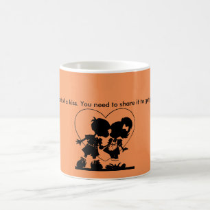Mug "Le bonheur est un peu un baiser"