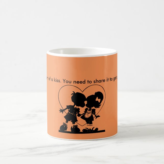 Mug "Le bonheur est un peu un baiser" (Centre)