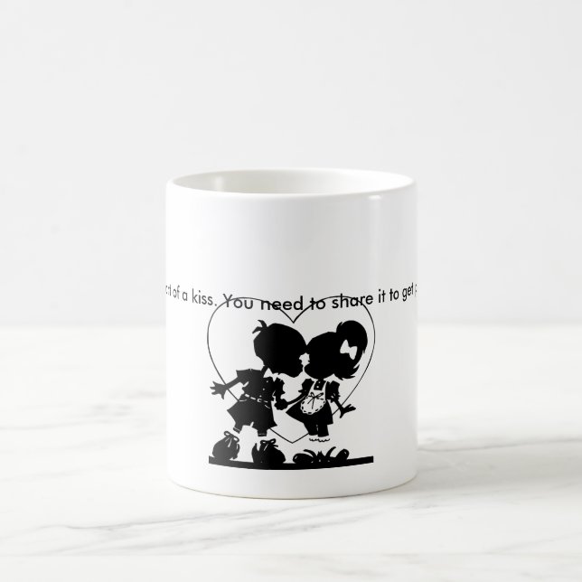 Mug "Le bonheur est un peu un baiser" (Centre)