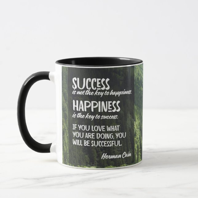 Mug Le Bonheur La Clé Du Succès (Gauche)