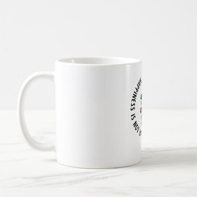 Mug Le bonheur n'est pas par hasard (Gauche)