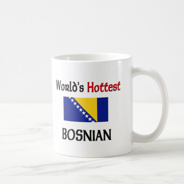 Mug Le Bosnien le plus chaud du monde (Droite)