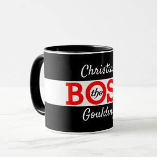 Mug Le Boss / Da Boss avec votre nom