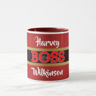 Mug Le Boss / Da Boss avec votre nom
