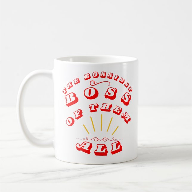 Mug Le Boss Le Plus Bossier De Tous (Gauche)