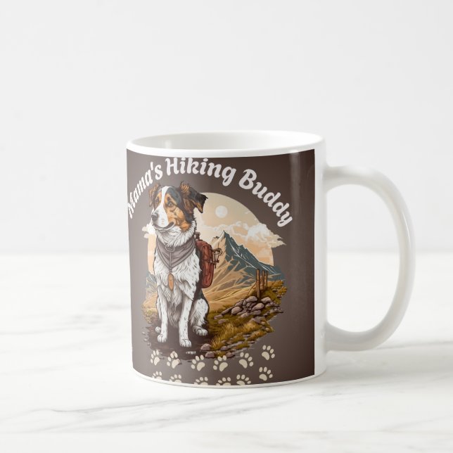 Mug Le bouddin Randonnée de la mignonne maman (Droite)
