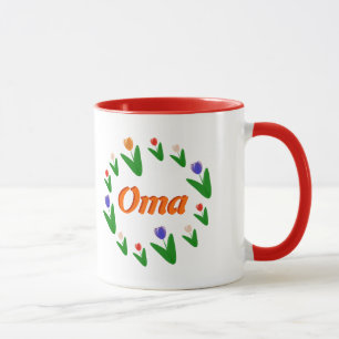 Mug Le brillant Motif des tulipes hollandaises de l'ag