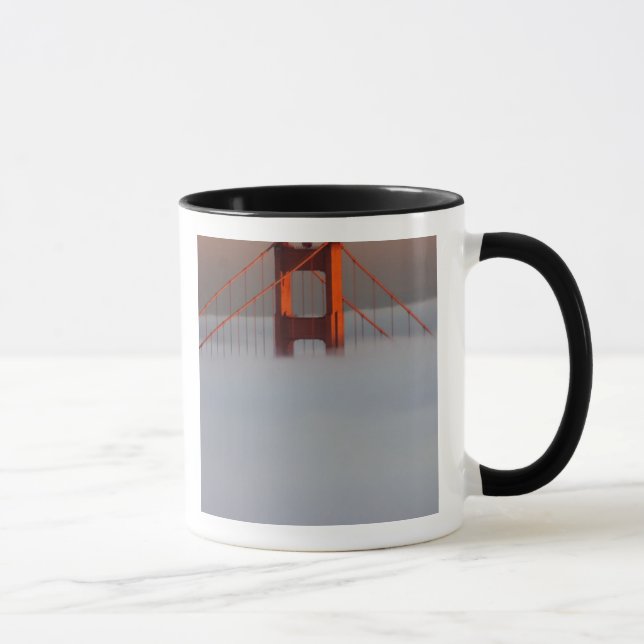 Mug Le brouillard envahit la baie de San Francisco cou (Droite)
