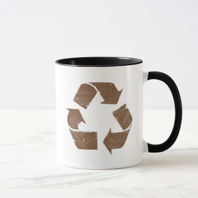 Mug Le brun de cru réutilisent le signe (Droite)