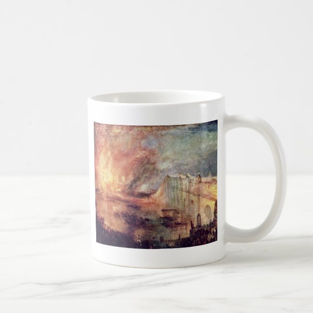 Mug Le Burning des Chambres du Parlement par Turner (Droite)