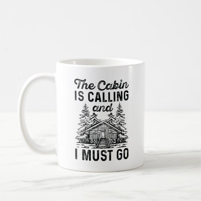 Mug Le Cabine Appelle Et Je Dois Y Aller (Gauche)