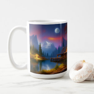 Mug Le Cabine dans l'anse de la lune