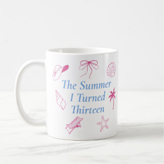 Mug Le cadeau d'anniversaire de l'été de mes treize an