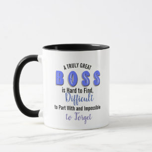 Mug le cadeau d'appréciation de patron un patron