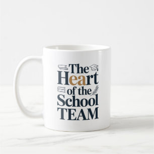 Mug Le cadeau de reconnaissance de l'équipe de cœur de