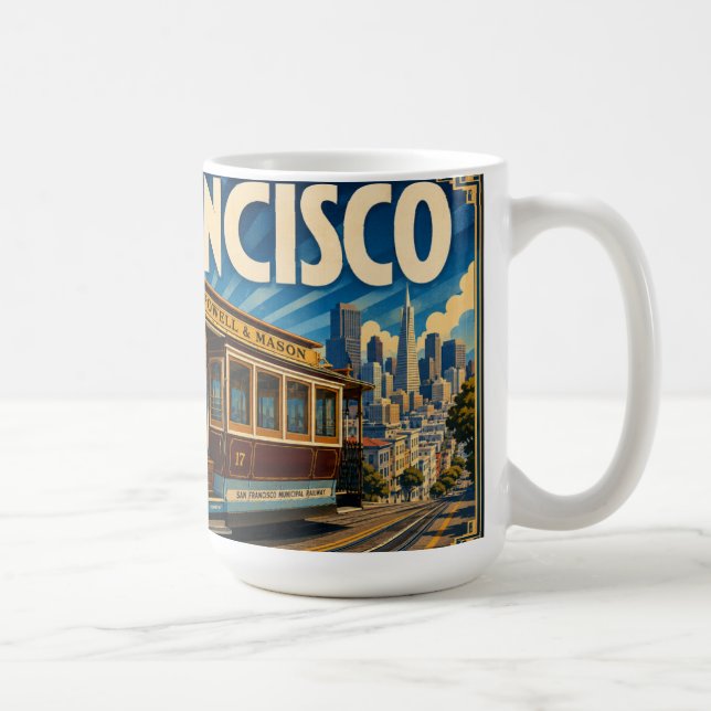 Mug Le cadeau de San Francisco (Droite)