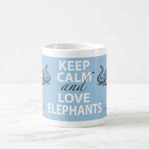 Mug Le cadeau d'éléphant gardent la copie d'élépha