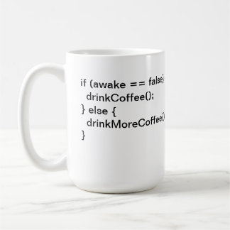 Mug Le café conditionnel