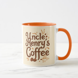 Mug "Le café de l’oncle Henry : Conception confortable