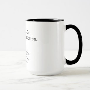 Mug Le café du pilote de contact, CFIT (acronyme)