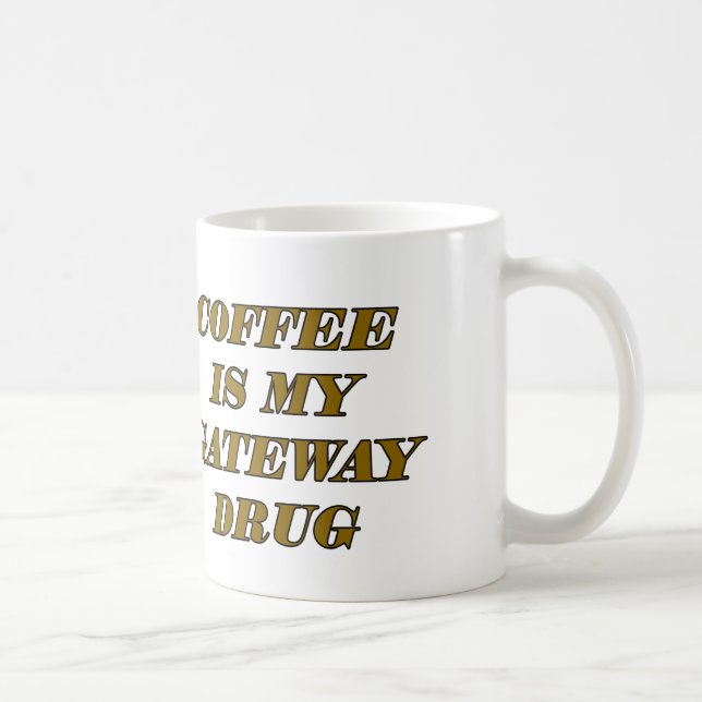 Mug Le café est ma drogue de passerelle (Droite)