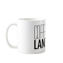 Le café est ma langue d'amour