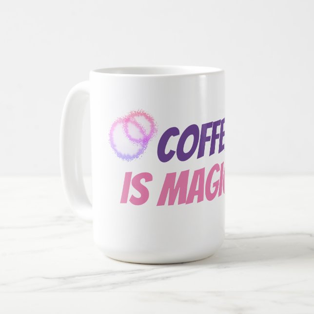Mug Le café est magique (Devant gauche)